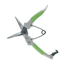 Bonsai scissors PVC grip Chrome plated blade Garden spring pruner