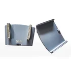 Two Bar Segment Concrete Floor Grinding Tools Diamond Grinding Pads for HTC Grinder diamond metal polishing pad