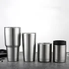 10/12/20/30oz multi-size double wall solid stainless steel vacuum cold ice car cup