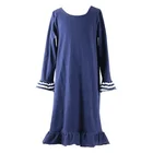 Wholesale children's boutique clothing long sleeve dress baby frock design pictures names of girls dresses