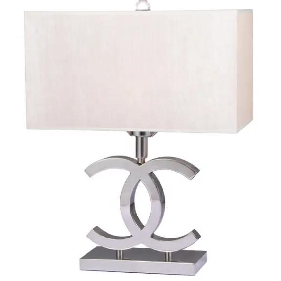 CC appearance Table lamp,1 Piece, Silvery