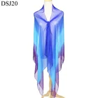 Custom Luxury Women's Printed Twill 100% Silk Long Neck Scarf