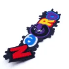 Embroidery Patch Iron On Iron On Metallic Felt Towel Embroidery Patch Towelling Embroidery Custom Chenille Patches Letters No Minimum