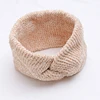 Wholesale Autumn Winter Twist Knot Wide Acrylic Chunky Chenille Knit Hairband Headband