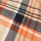 Acrylic Shawl Hot Sale Wholesale Acrylic Orange Checked Scarves Shawl For Ladies