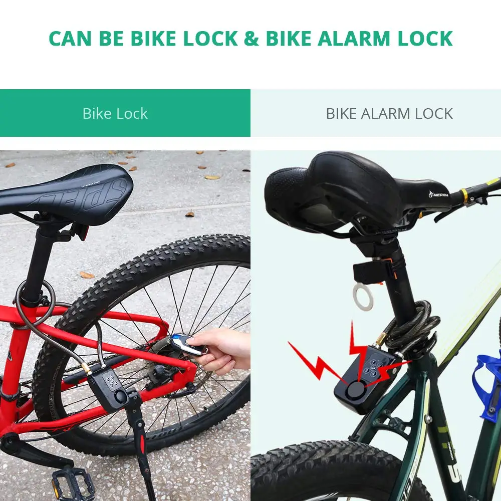 keyless bike lock