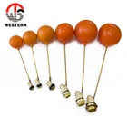 Custom any sizes forging brass water tank level mechanical float floating ball check valve
