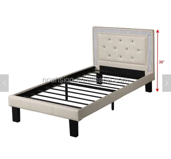 European style modern fabric soft bed with all color available