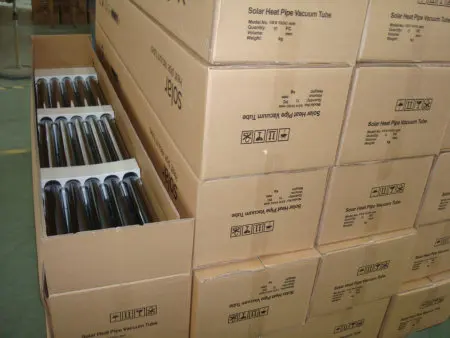 Non pressure vacuum tube solar collector for swimming pool heating solar water heater double-row project from China supplier