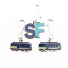 Customized metal pins badge epoxy lapel pins car shape lapel pins