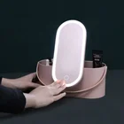 Cosmetic Makeup Box Beautiful New Cosmetic Storage Makeup Box With Mirror