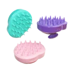 Neck Massage Brush Scrub Hair Brush Shampoo Scalp Head Shower Massager