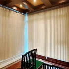 QIDA Airy motorized vertical blinds for home with fancy fabric patterns