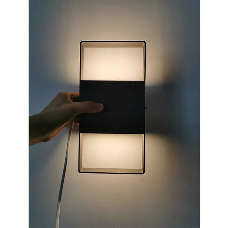 Factory simple modern waterproof IP54 LED wall lamp garden light