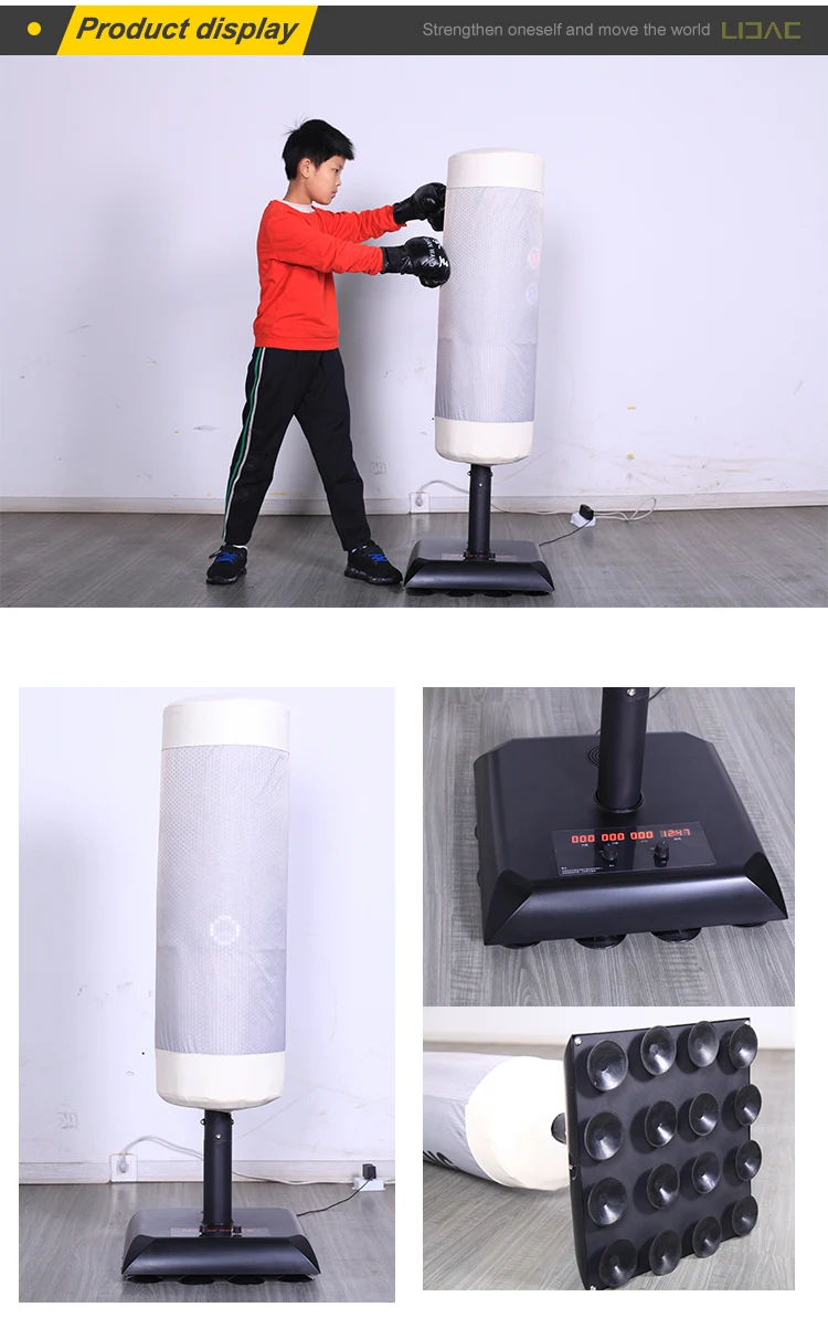  kids electronic stand up punching bag
