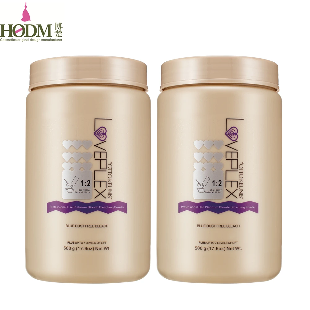 Anti Dust Blue And Purple Bleaching Hair Color Powder Mild Hair