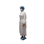 Clothes Disposable Non-woven Work Clothes Disposable Dental Worker Acid Resistance Lab Coat