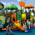 Forest Style Large Slides Playground Slides Amusement Park Slide For QX-18008A