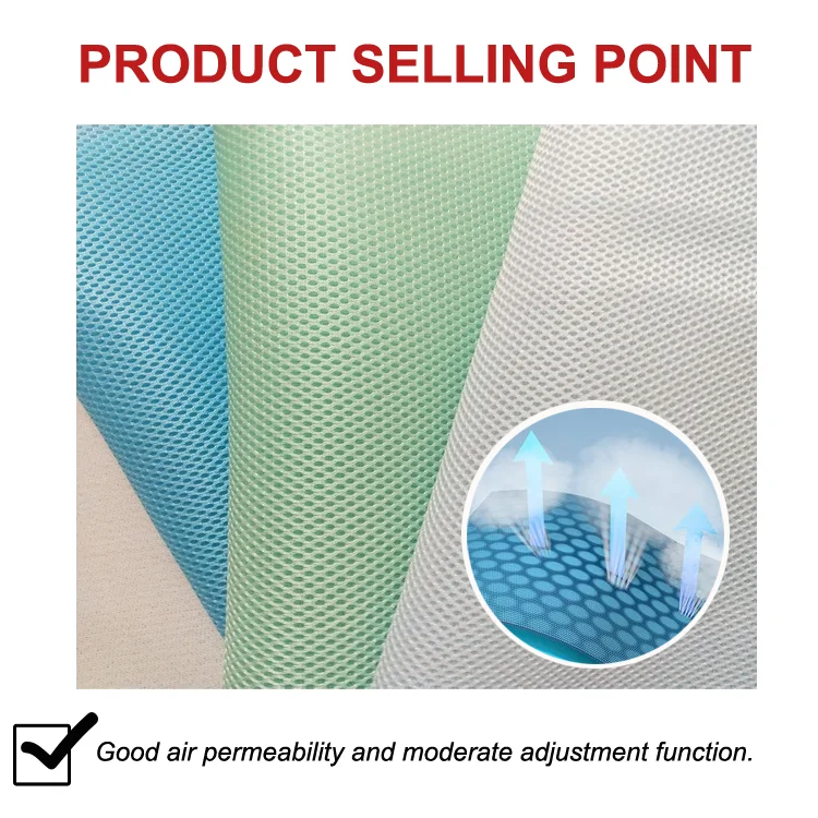 SGS certificated 1cm soft and washable polyester cooling 3d spacer mattress - Jozy Mattress | Jozy.net