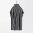 Manufactory direct ladies sleeveless pocket cardigan sweater coats for women womens knitting coat