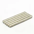 Strong Fridge Magnet Button Permanent Neodymium Small NdFeB Round Magnet 5x3 mm List Holding Magnets Metal Silver