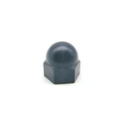 DIN1587 black/white plastic M3 M4 M5 hex dome cap nut acorn nut