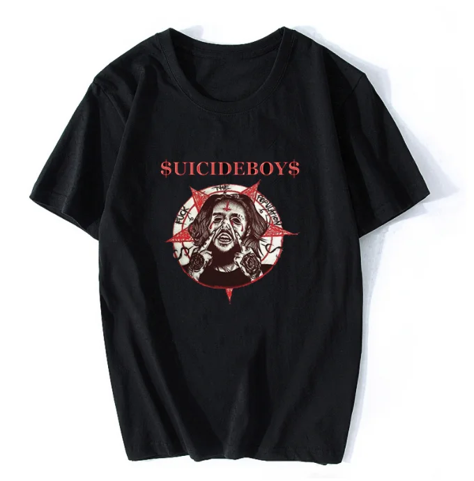 men t shirt suicideboys hip hop rap shirt men cotton tee classic