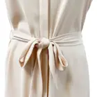 Color Dress FASHION SUPPLIER PURE COLOR TURN DOWN COLLAR SLEEVELESS SEXY DRESS JUPE FALDA SAYA WITH BELT FOR WOMEN