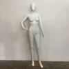 hot sale shiny white standing custom display plastic nude female models