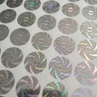 Custom Made Original Authentic Hologram Security Labels Silver Vinyl Stickers for Product Seal Secure Packaging