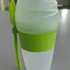 Cup Cups And Plastic Portable Yoghurt Oatmeal Breakfast Cup With Spoon