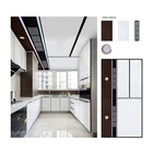 Lightweight Bright White and Black Pear Aluminum Honeycomb Panels for Interior Decoration