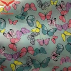 new fashion high quality digital fabric textile 100% polyester silk chiffon printed fabric wholesale