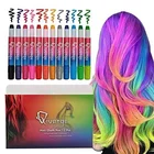 Glow Neon Hair Chalk Washable Dye Temporary High Quality Colour Harmless Hair Chalk Set