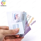Printable PVC Plastic Clear Transparent Card with Customized Logo