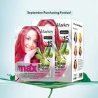Red Hair Dye Hair Dye Private Label Henna Red Burgundy Hair Dye Shampoo Chemicals Free