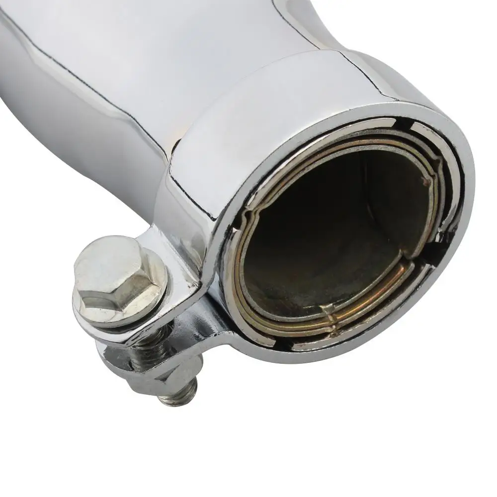 Chrome 430MM Galvanized Iron Motorcycle Exhaust Pipe for Harley Cafe Racer Bike