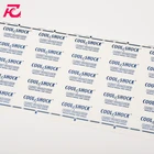 care instruction polyester satin label paper for care label printer