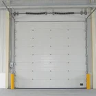 Safety rolling shutters automatically roll up the fire door of the Ministry of Industry