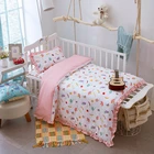 Free Shipping cotton baby crib sheet bedding set
