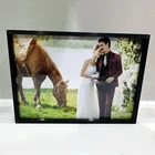 antique style gold silver blank photo frame aluminum alloy photo frame ornaments