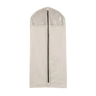 High quality travel dress suit protector cotton garment bags with strong zipper