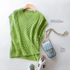2020 winter and autumn women casual daily wear Korean style loose wool vest sweater
