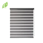 Cross Border new design double roller vertical zebra blinds shades shutters