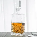 Crystal Vodka NOVARE Crystal Decanter For Liquor Scotch Bourbon Vodka Or Wine - 750 Ml