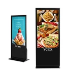 43" 50" 55" 65" UHD indoor multi touch screen floor standing advertising display digital signage