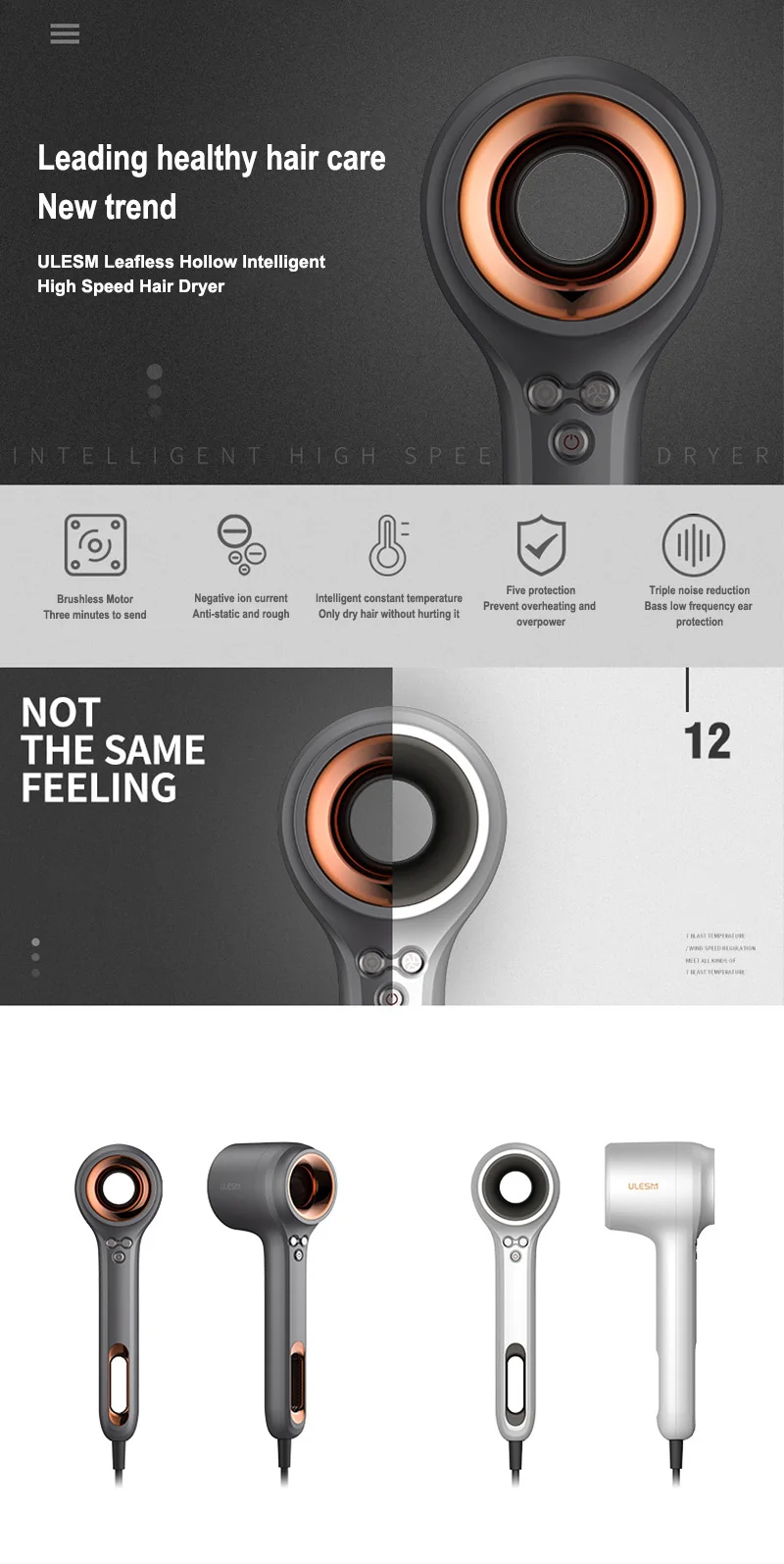 Xiaomi Ulesm Фен Характеристики — Xiaomi-note.ru