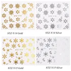 Nail Art Stickers 16 Designs Nail Art 3d Wholesale Latest Fashion Nail Art 3D Christmas Nail Stickers