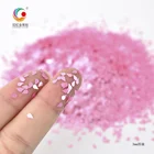 Holiday Glitters For Decor GH5603 China Plastic Red Glitter Color Pigment Holiday Decoration Glitter For Festival