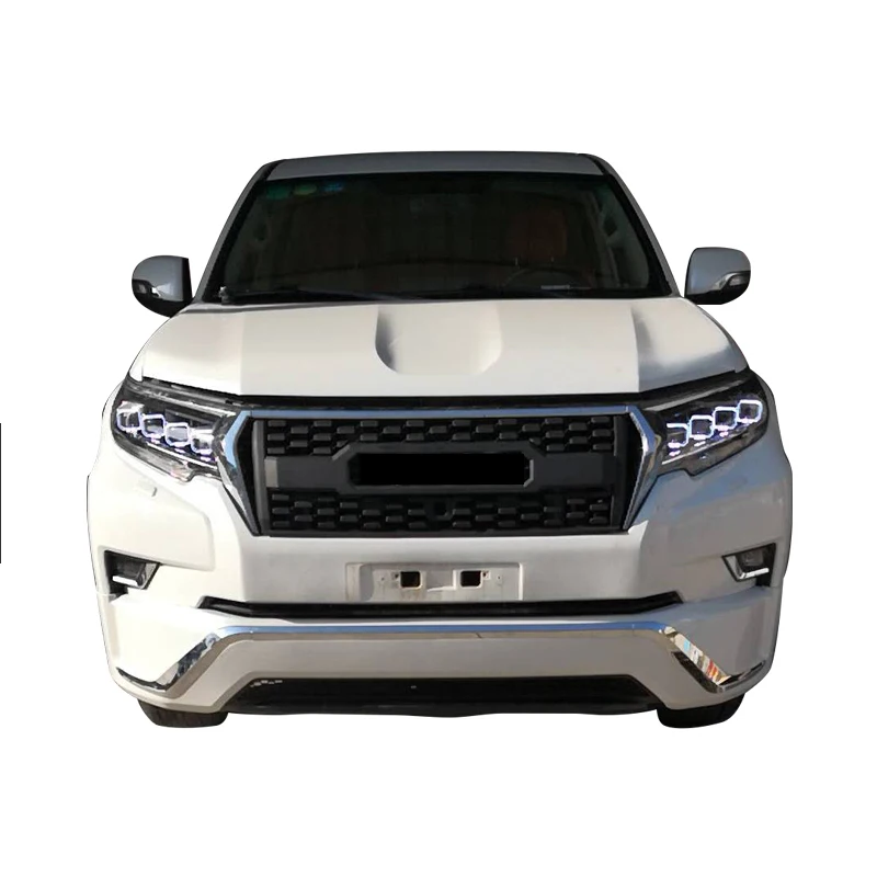 product matte black new style front mesh abs grille fit for toyota prado 2018-59